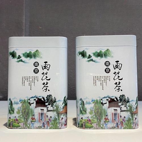 125gx2캔 강소 남경 특산 우화차 잎차 녹차 2022 비가 오기 전에 신차