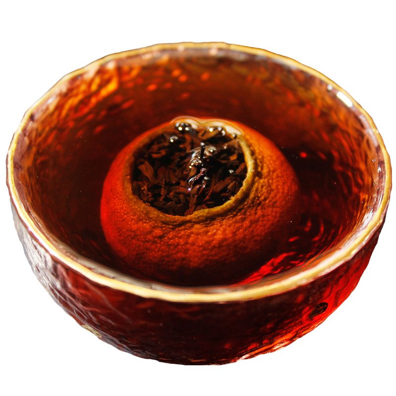 신회 소청감 보이차 귤자차 생쇄 천마 진피 숙차 청감귤자차 차