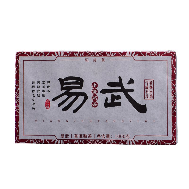 전경당차 이무 대숙 1000g 운남 진년 보이차 숙차 1공차 숙보