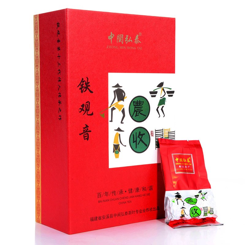 중민홍태농수 특급 청향형 철관음차 우롱차 고산 수작업 500g