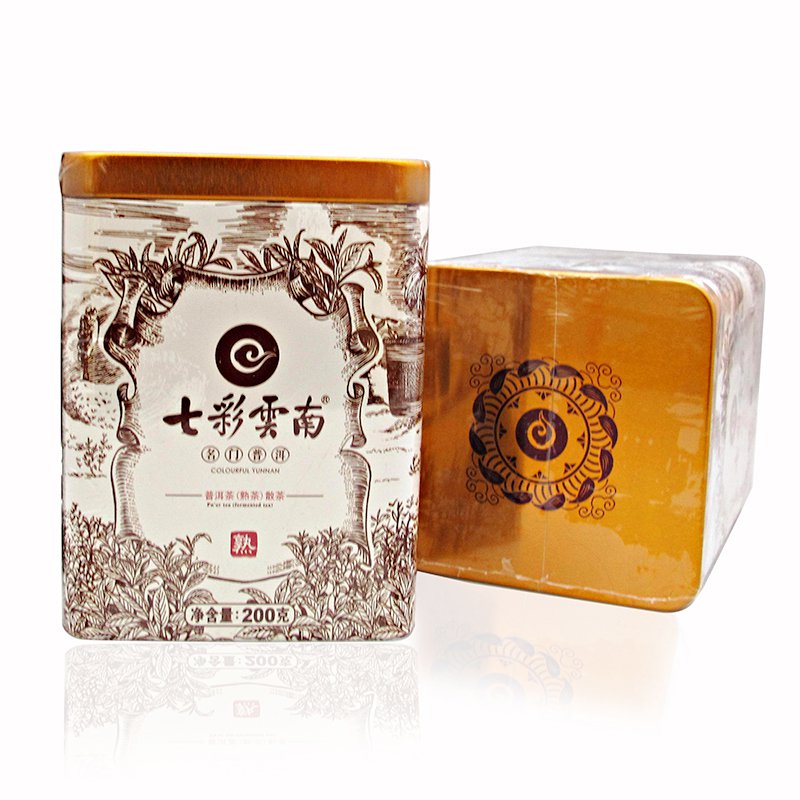 칠채 운남 명 보이경풍상 보이 숙차 특급200g 경전