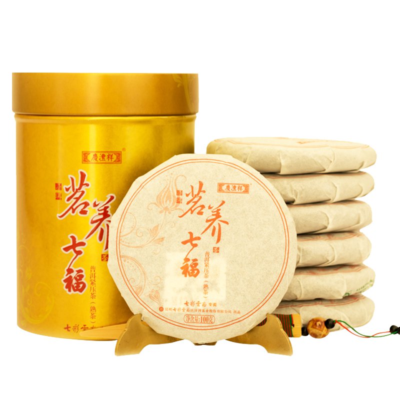 송200g 칠채 운남 경풍상 보이 숙차 명양칠복5 진년 노아차700g