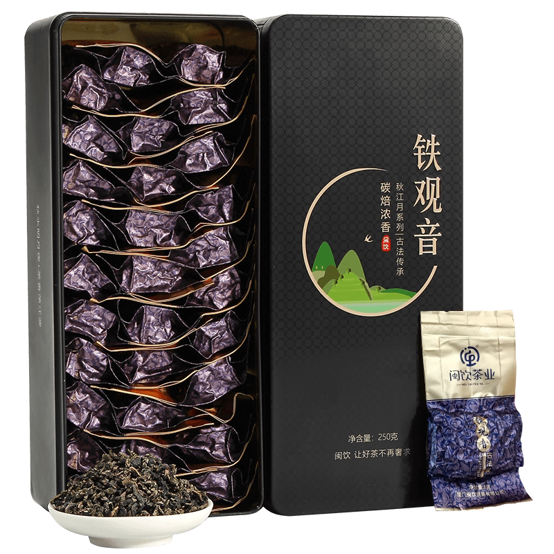 2023 철관음차 탄배 농향형 흑 우롱차 양위 500g