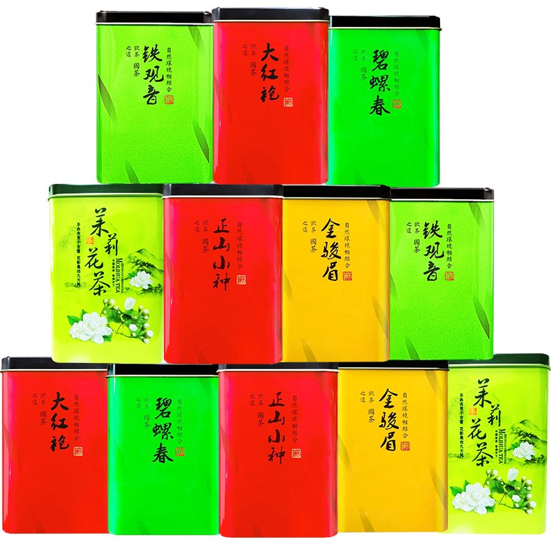 대명차조합 200g 금준미 철관음 말리화차 소종홍차 대홍포 녹차