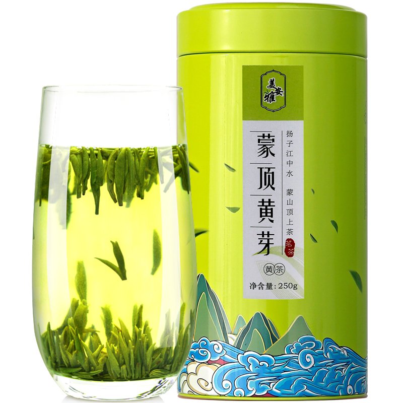 신차 몽정 황아 춘차황차 두채어린아차 사천 몽정산차 달콤 대홍감 250g