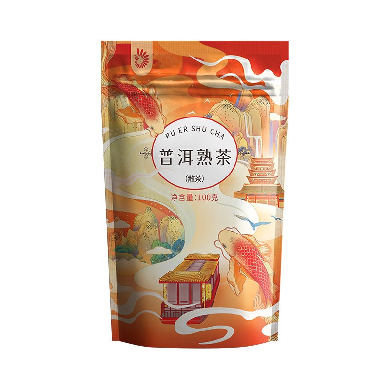 봉패차 보이 숙차 운남 봉경 고산 임창 보이차 100g 숙보 진향